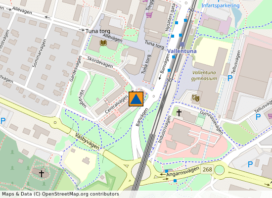 Vallentuna Prästgård 1:73 på kartan