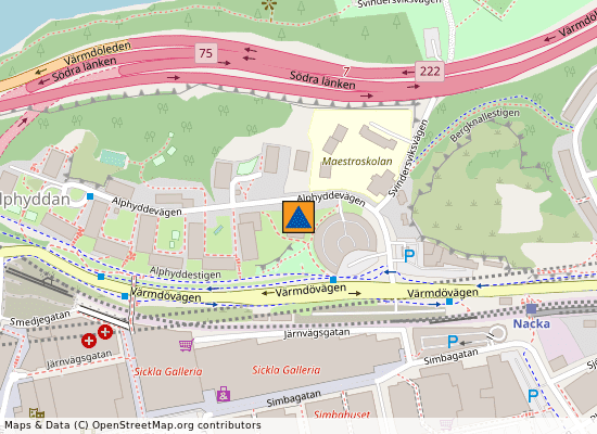 Sicklaön 84:9 på kartan